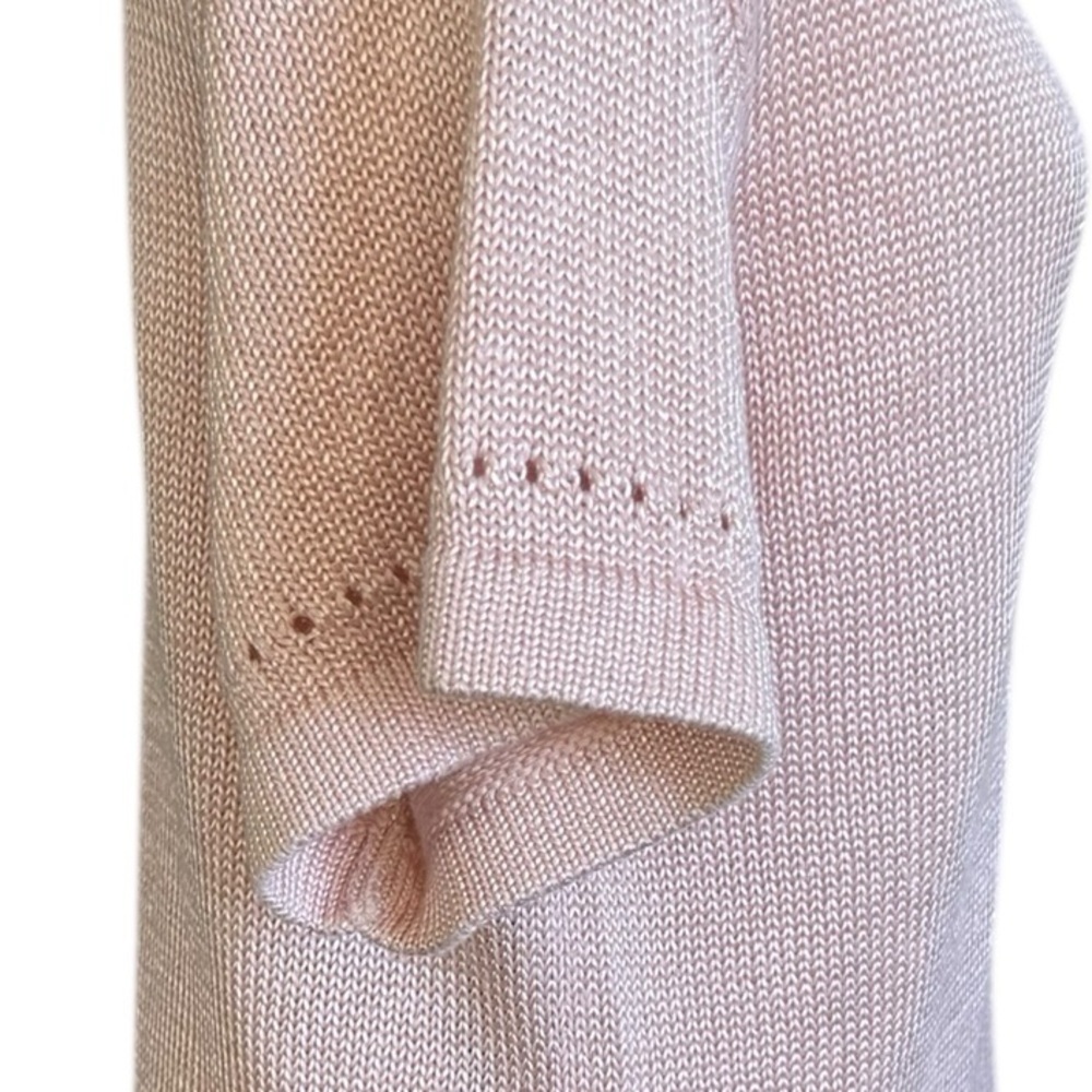 Vintage Christian Dior Separates Blush Pink Knit Top – 70s/80s - Picture 7 of 11